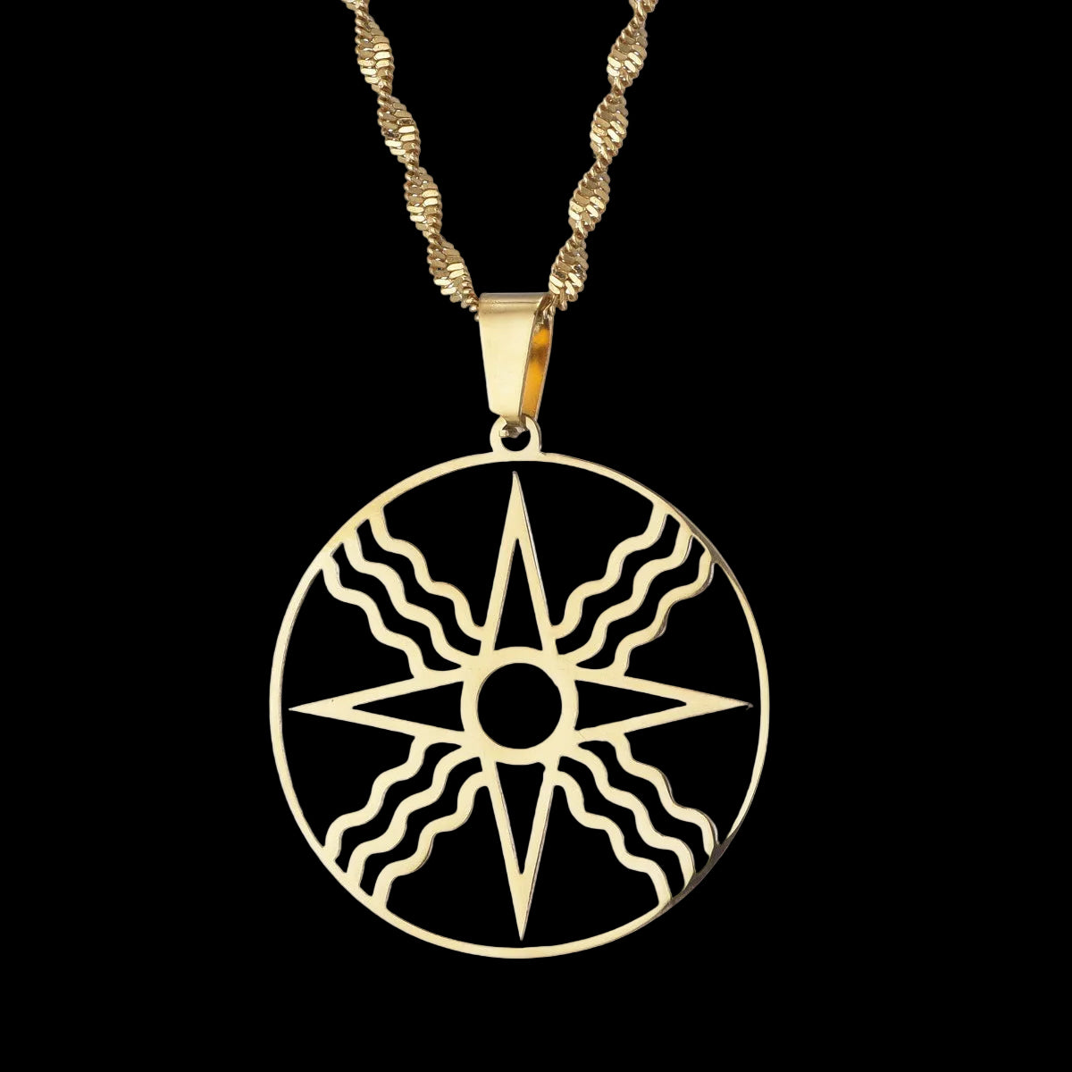 Halsband med länder(guld och silver)