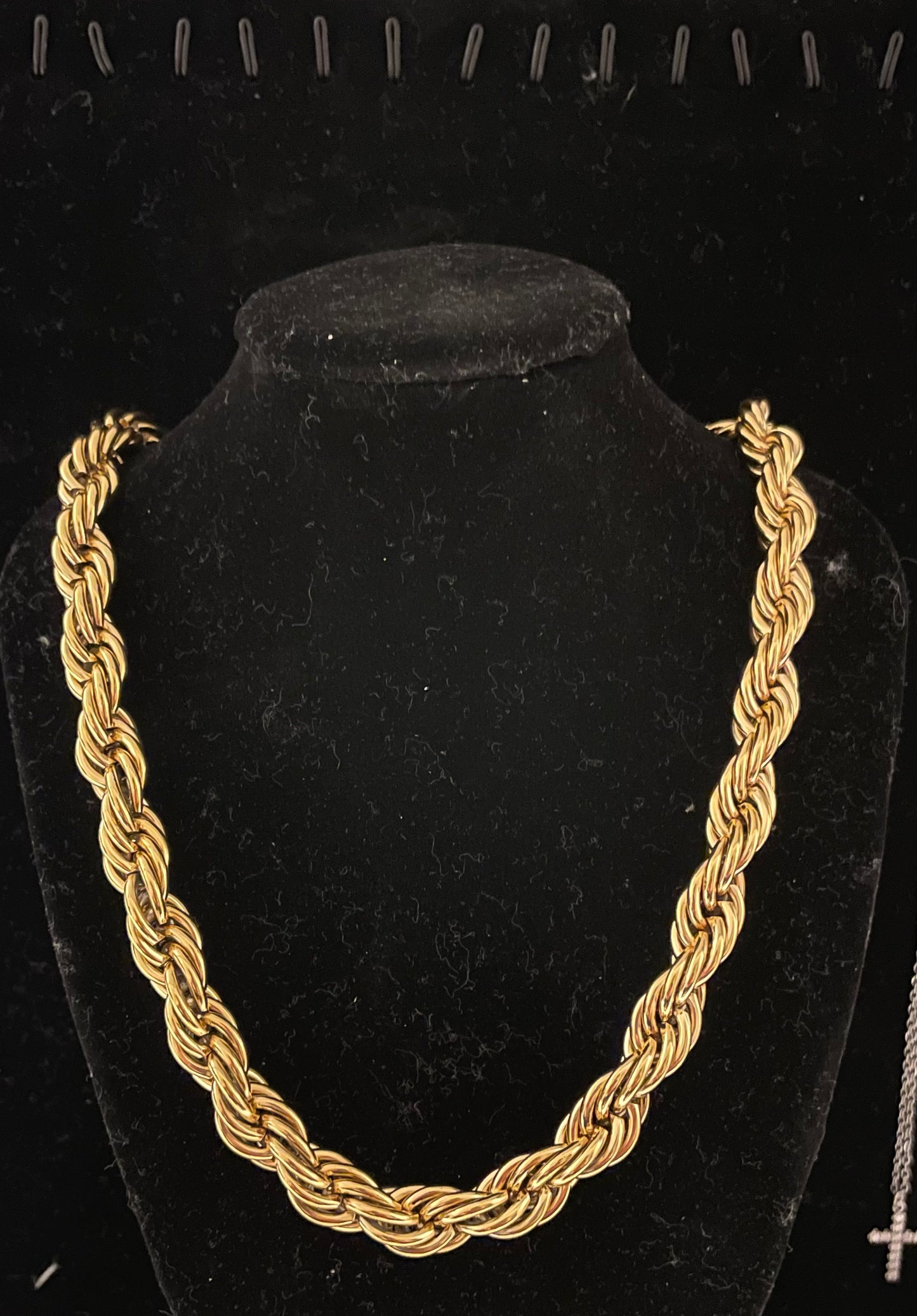 Cord necklace (Gold 4-8mm 55-60cm)