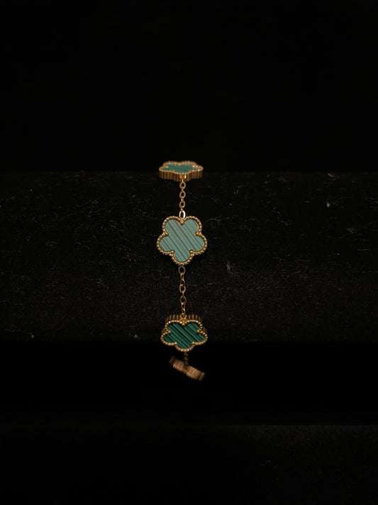 Fem clover armband(17+5)