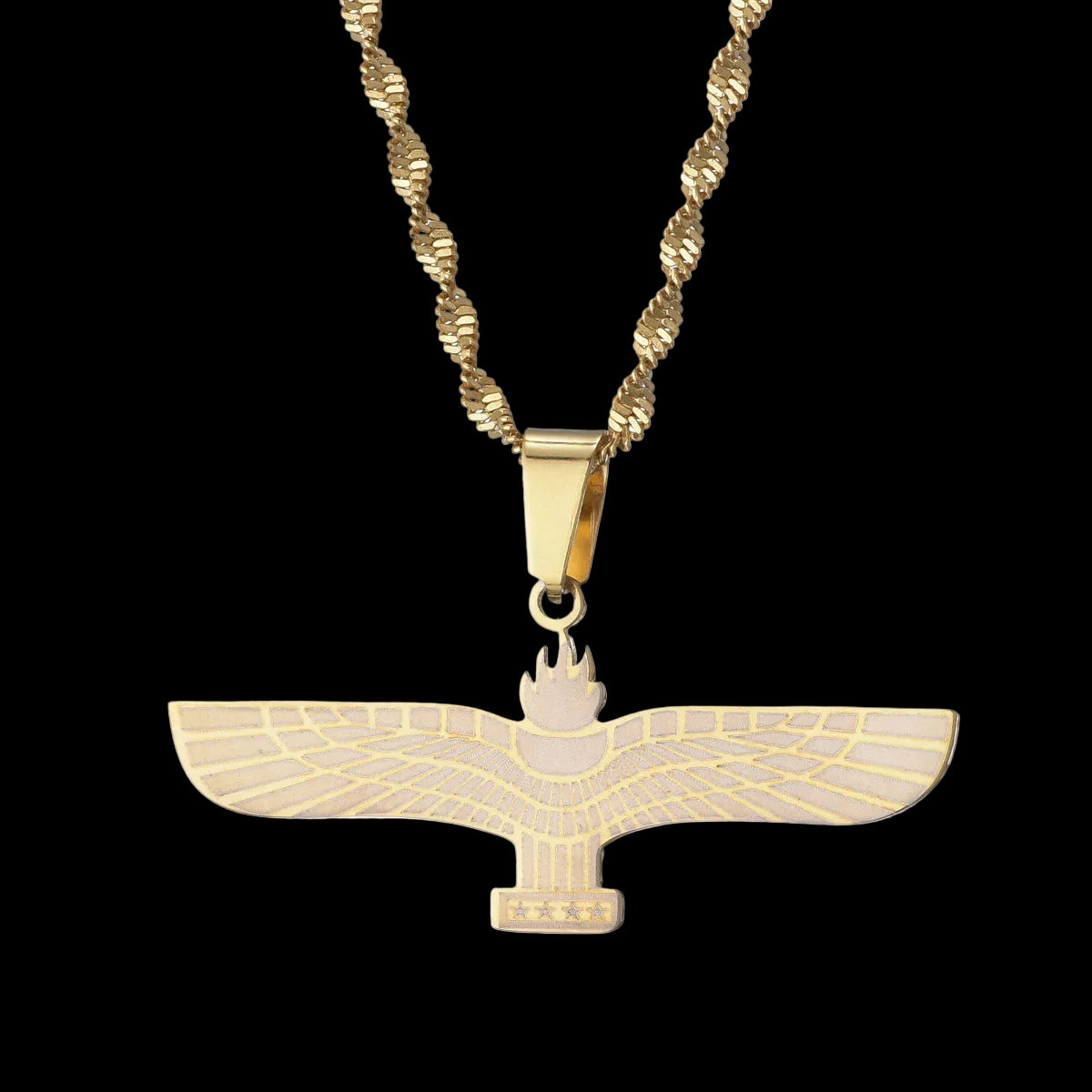 Halsband med länder(guld och silver)