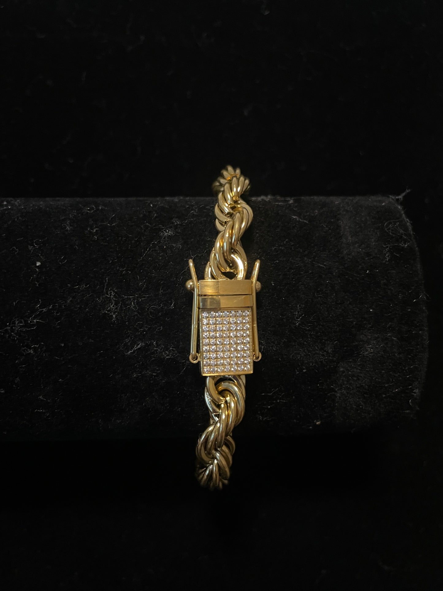 Guld Cordell armband(diamant lås)