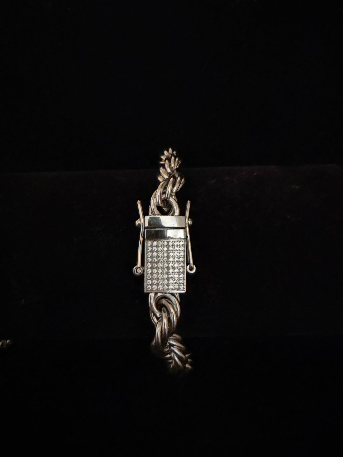 Silver Cordell armband(diamant lås)