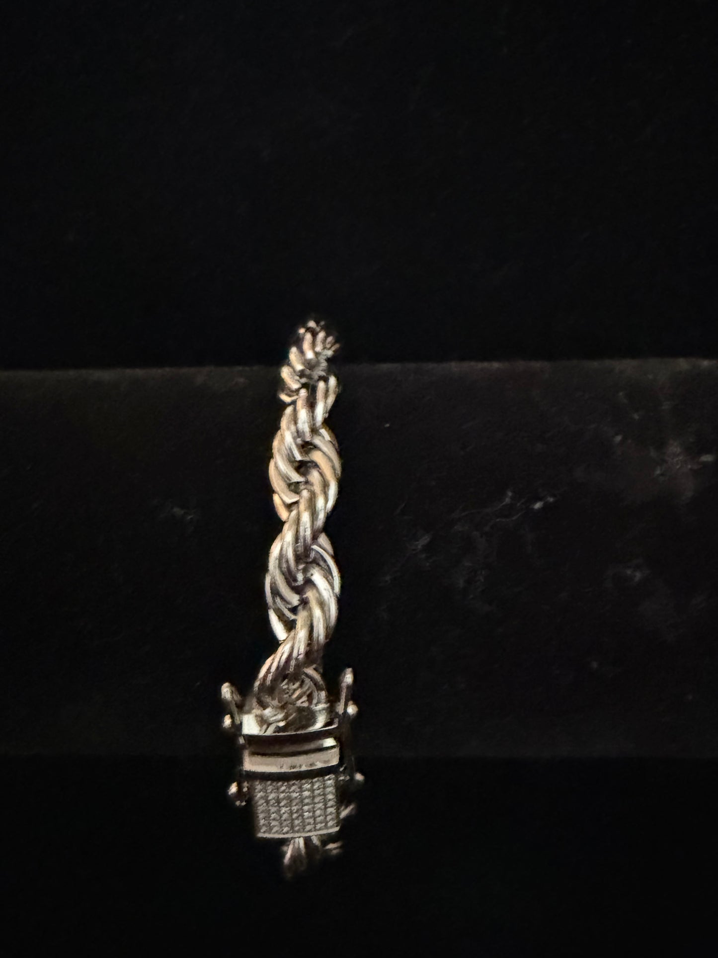 Silver Cordell armband(diamant lås)