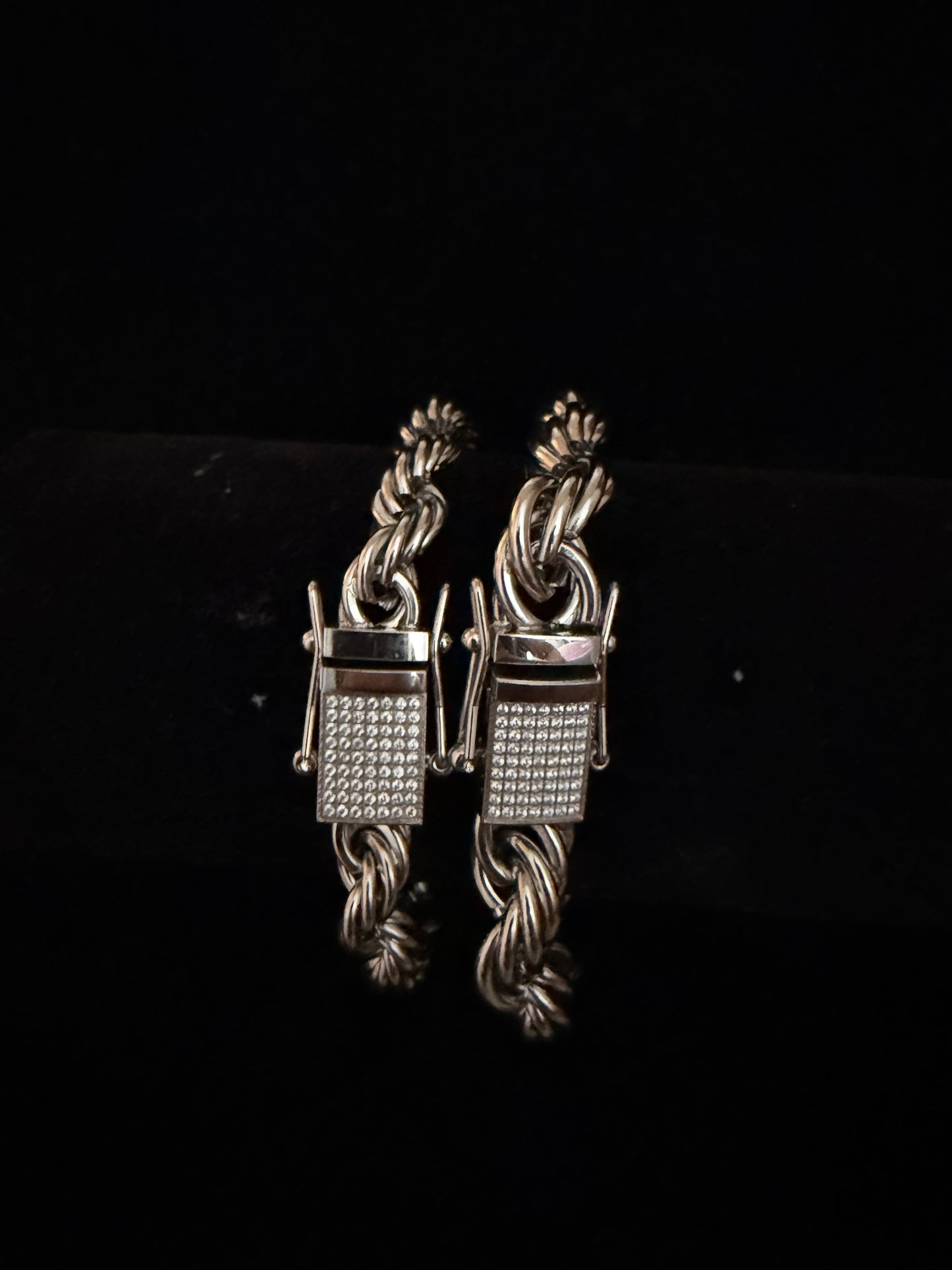 Silver Cordell armband(diamant lås)