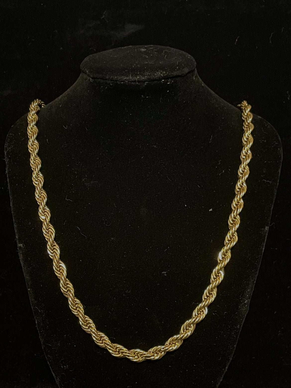 Cord necklace (Gold 4-8mm 55-60cm)