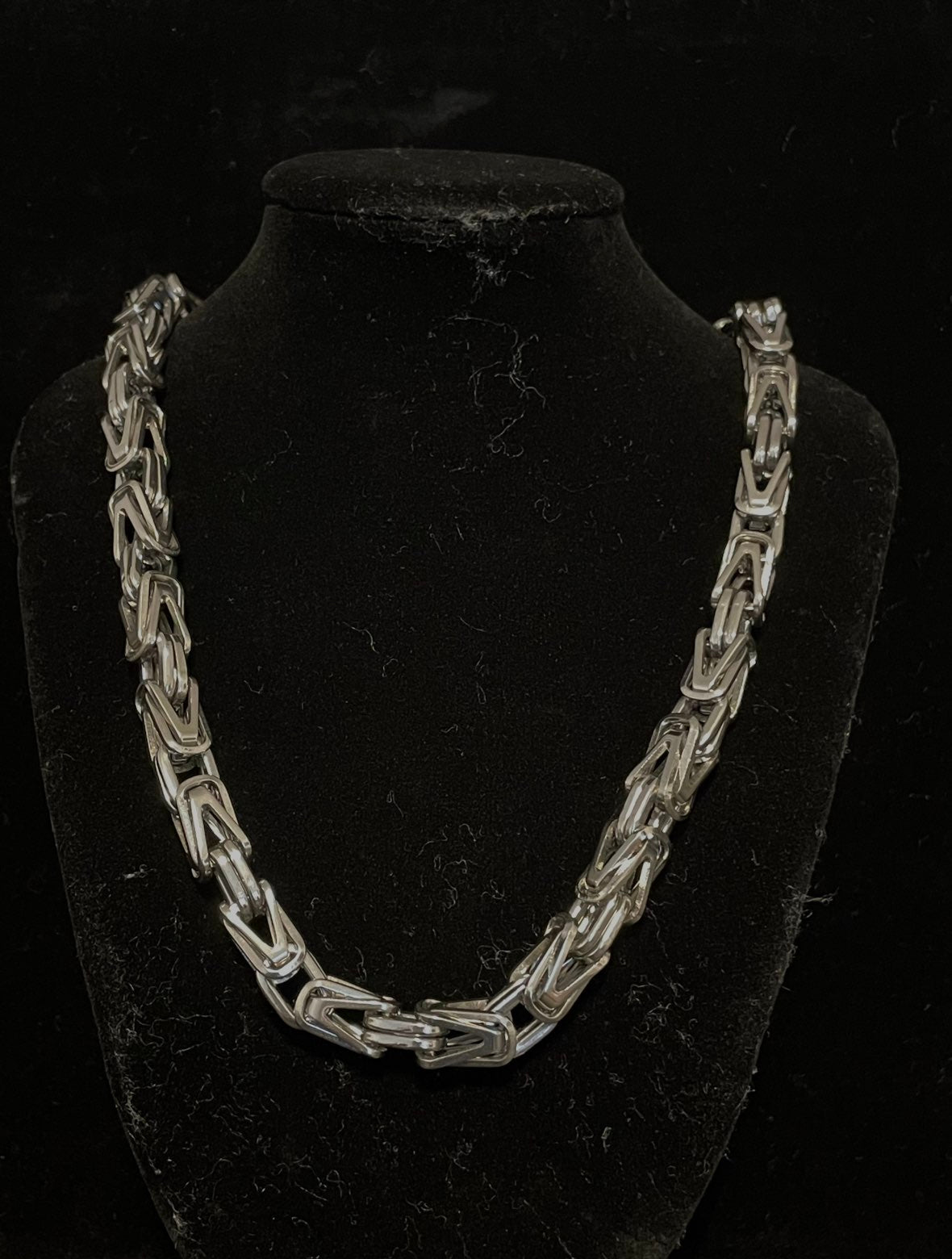 Kejsar halsband (Silver 6-8mm 55-60cm)