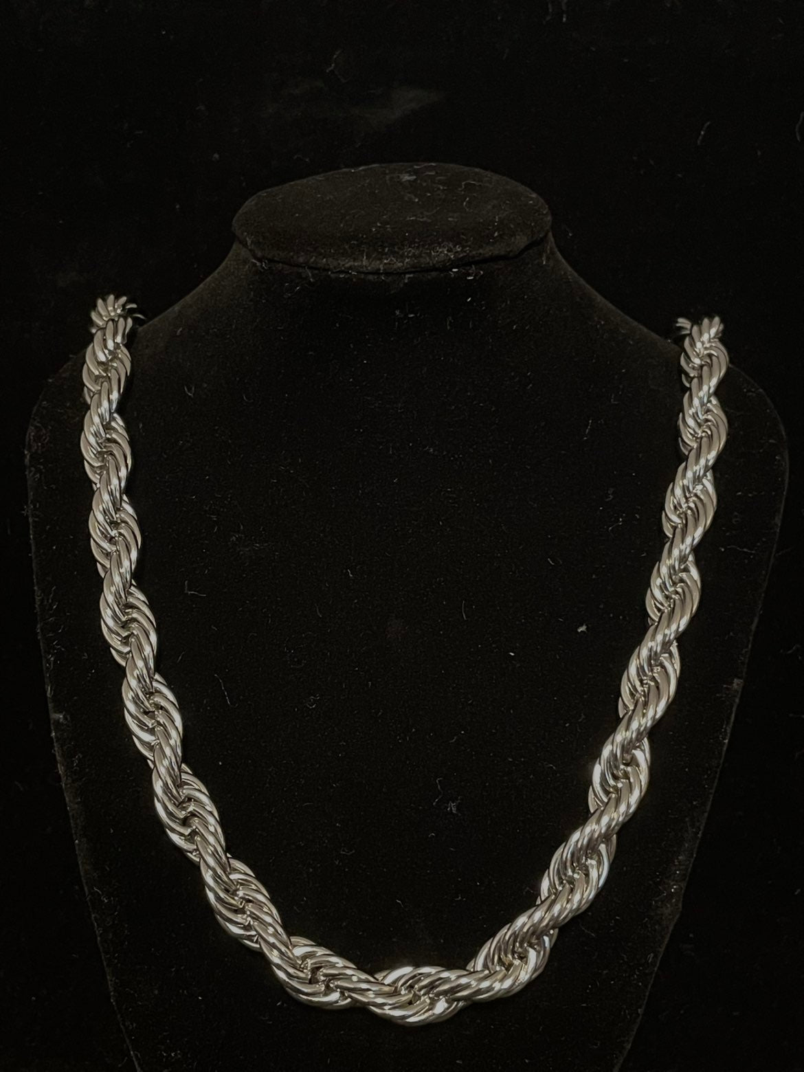 Cord necklace (silver 4-10mm 55-60cm)