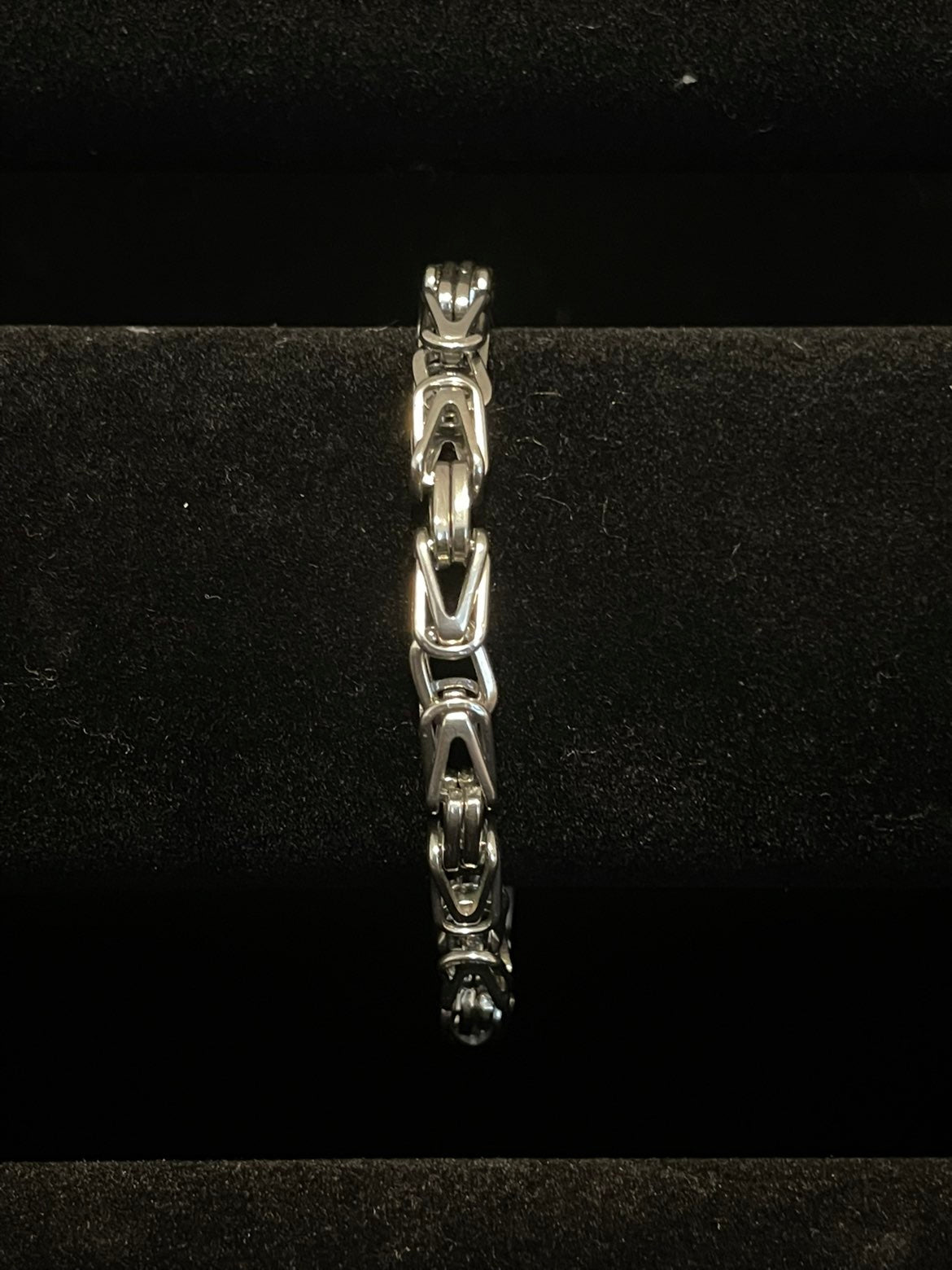 Kejsar armband (Silver 6-8mm 20cm)