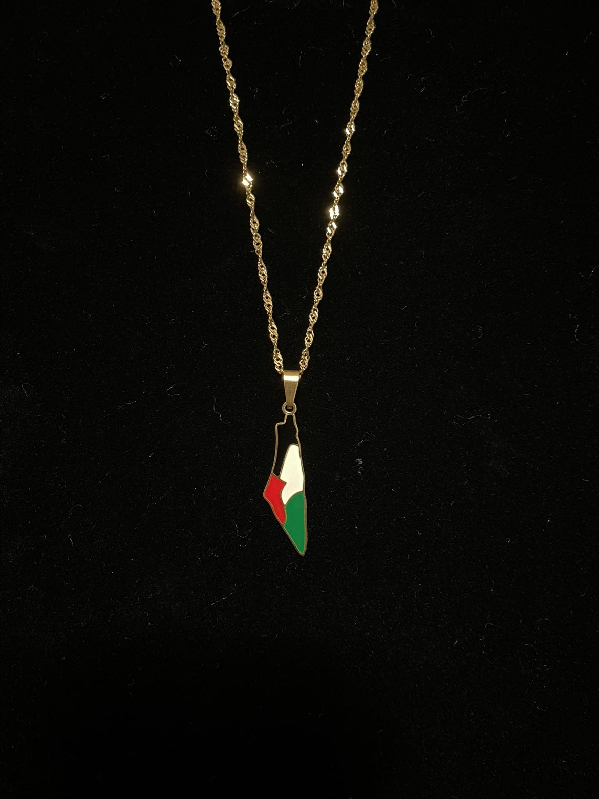 Halsband med länder(guld och silver)